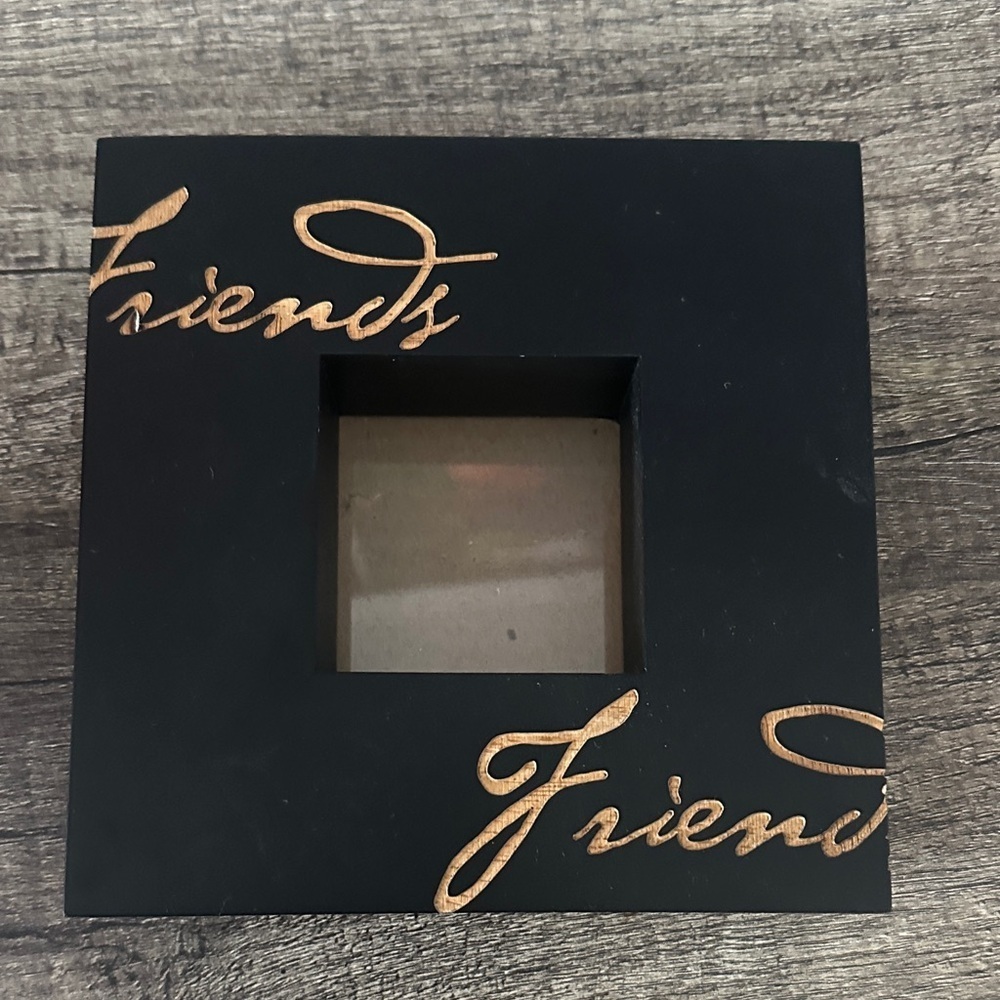 Black and Gold Friends Photo Frame - Picture 2 of 3